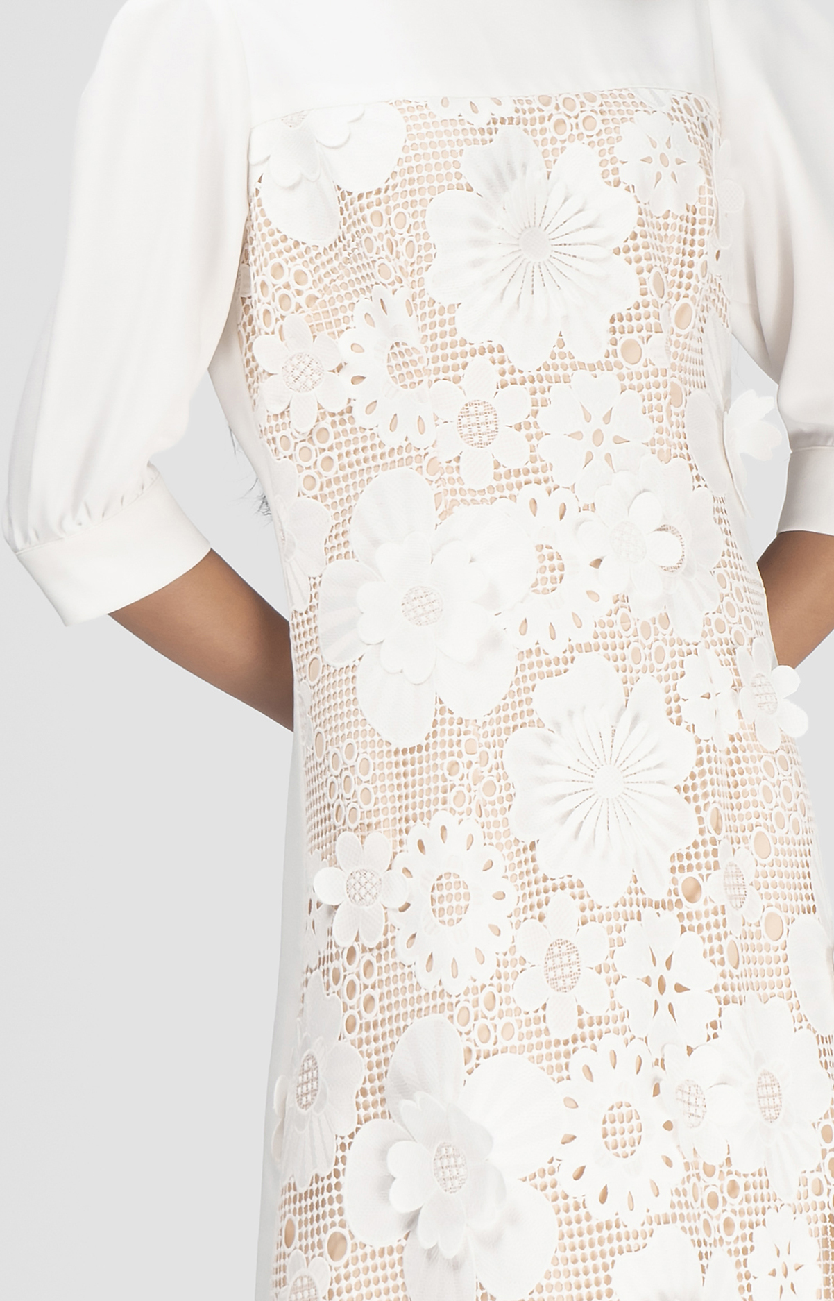 MELICAN LACE WHITE DRESS